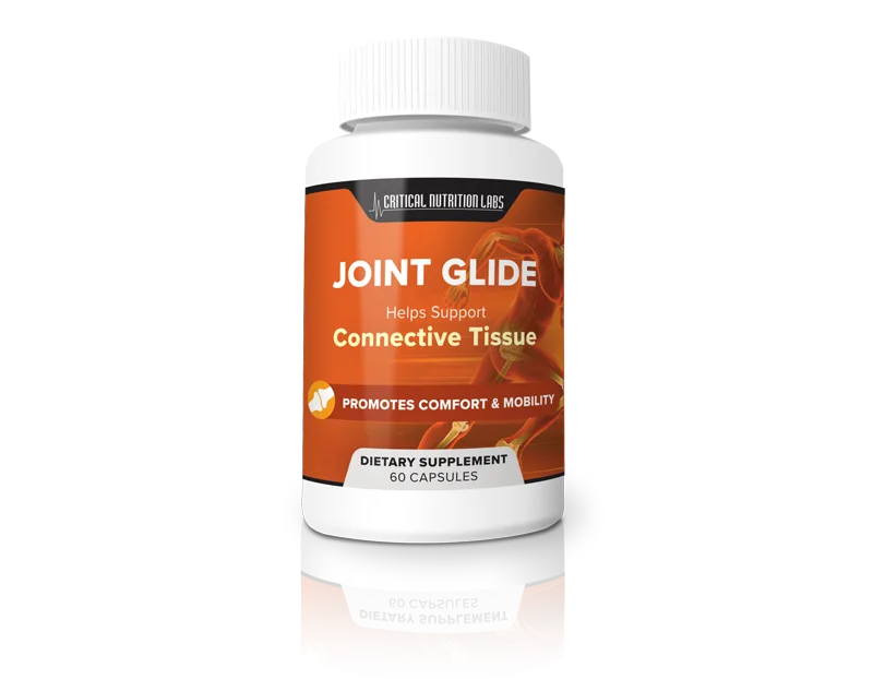 Single bottle of Joint Glide joint-support capsules
