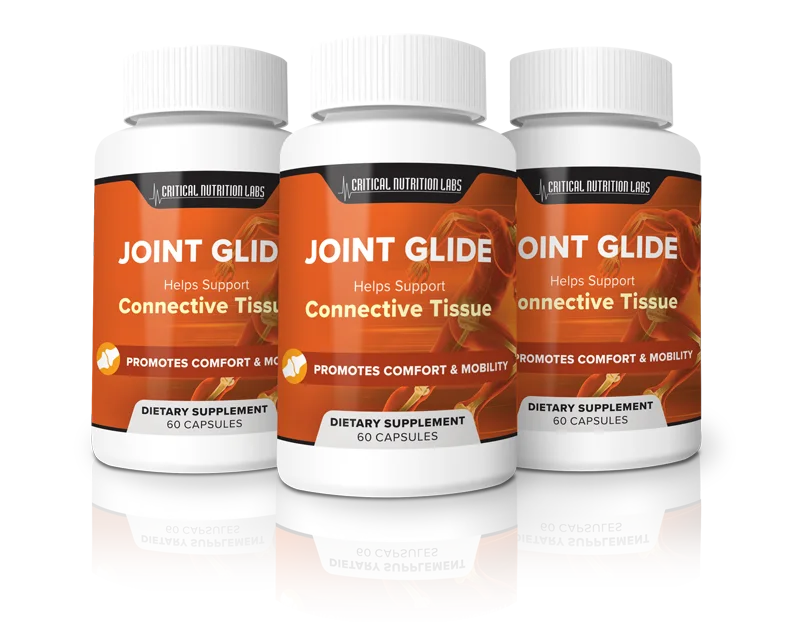 Three-bottle package of Joint Glide with free shipping